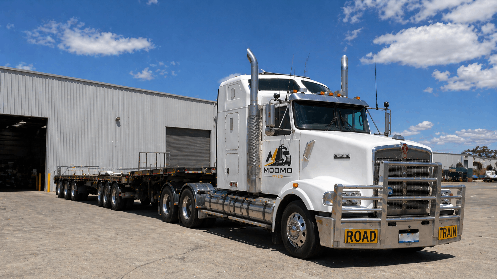 Flatbed freight transport